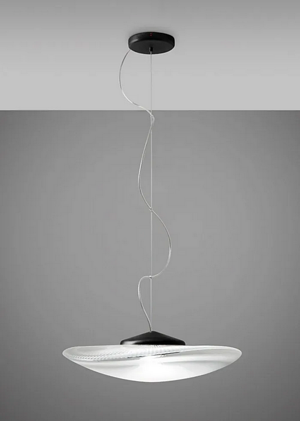 Lampada a sospensione in vetro soffiato LED Loop Fabbian fabbrica Fabbian dall'Italia. Foto №8