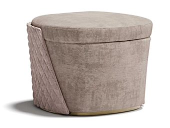 Pouf ovale in tessuto Majestic M Capital Collection MAJM.PNC Pouf ovale in tessuto Majestic M Capital Collection MAJM.PNC fabbrica Capital Collection dall'Italia