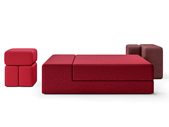 Pouf in tessuto con angoli morbidi CASSINA 623746