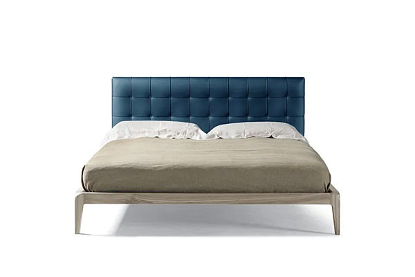 Letto matrimoniale in legno massello con testiera imbottita DALE SIG RE P 622 fabbrica Dale Italia (by Cantiero) dall'Italia. Foto №8