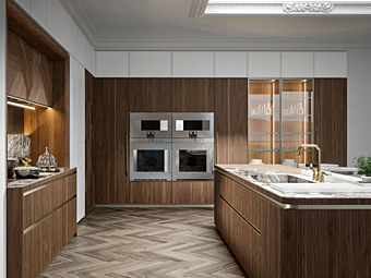 Cucina personalizzata Glamour 1.0 in legno Old Line