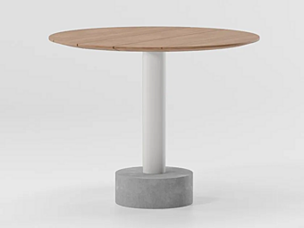 Tavolo rotondo in alluminio Roll KETTAL
