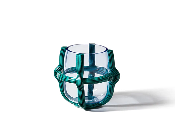 Vaso rotondo in vetro soffiato CASSINA Sestiere fabbrica CASSINA dall'Italia. Foto №7