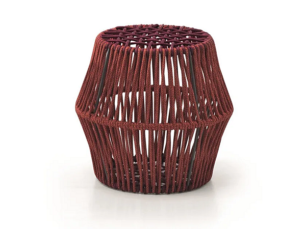 Пуф садовый круглый из ткани Ziggy Saba fabbrica SABA dall'Italia. Foto №1