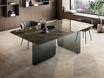 Tavolo rettangolare in vetro Air Soft 2205x LAGO 2205X fabbrica LAGO dall'Italia