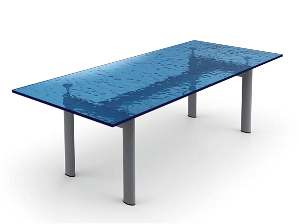 Tavolo regolabile in altezza con struttura in tubolare D Avion CASSINA 006 fabbrica CASSINA dall'Italia. Foto №2