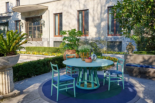 Sedia da giardino in acciaio Leggera outdoor CASSINA fabbrica CASSINA dall'Italia. Foto №5