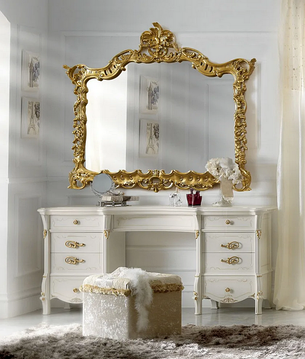 Specchio da parete rettangolare con cornice CASA +39 CHOPIN 7632 fabbrica CASA +39 dall'Italia. Foto №3