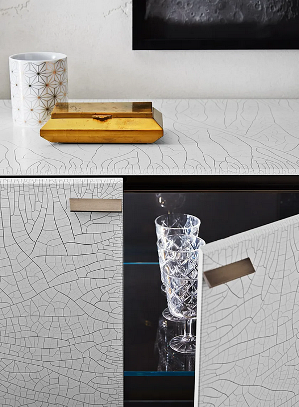 Credenza in cristallo con ante Pandora Craquele Gallotti&Radice fabbrica Gallotti & Radice dall'Italia. Foto №3