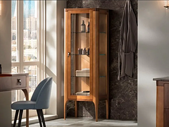 Colonna da bagno in legno e vetro Majestic Gaia Mobili fabbrica GAIA dall'Italia