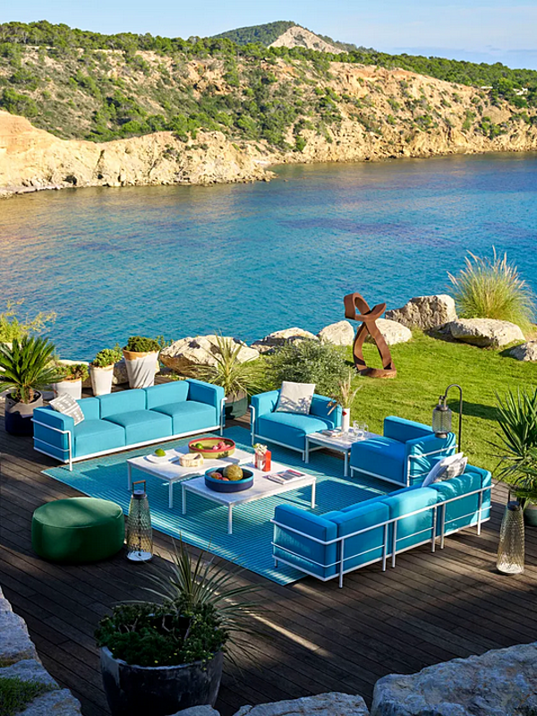 Poltrona angolare in tessuto da giardino con copertura removibile CASSINA Grand Confort Outdoor fabbrica CASSINA dall'Italia. Foto №6