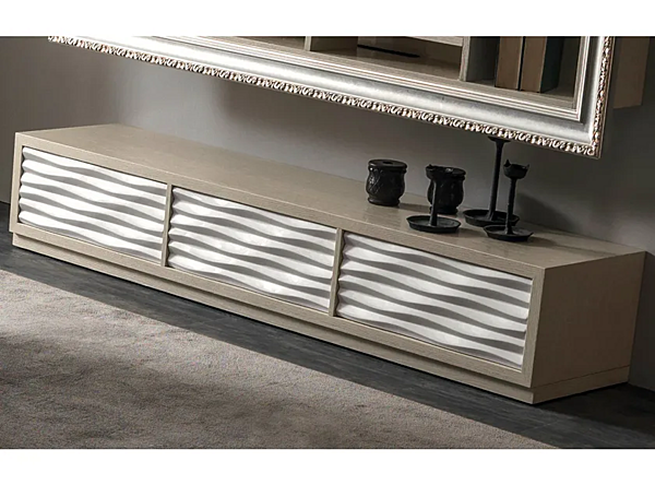 Credenza in rovere con cassetti CORTEZARI Ebon 439 fabbrica CORTE ZARI dall'Italia. Foto №1