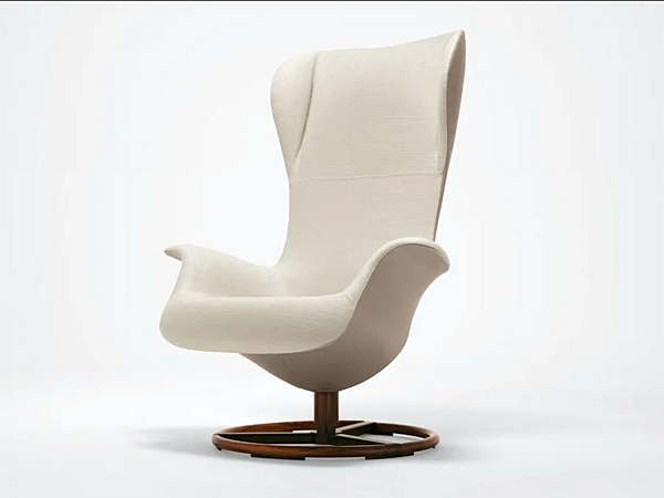 Poltrona bergère girevole con braccioli e inclinazione GIORGETTI 70604, 70605 fabbrica GIORGETTI dall'Italia. Foto №2