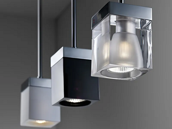 Lampada a sospensione in cristallo LED Cubetto Fabbian fabbrica Fabbian dall'Italia. Foto №6