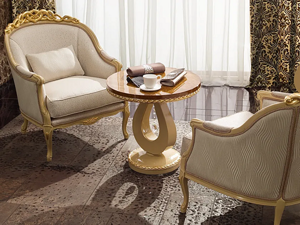 Tavolino rotondo in legno Harmony A.R. Arredamenti 316 fabbrica A.R.ARREDAMENTI SRL dall'Italia. Foto №3