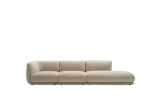 Divano angolare in tessuto Vela con piping Saba fabbrica SABA dall'Italia. Foto №2