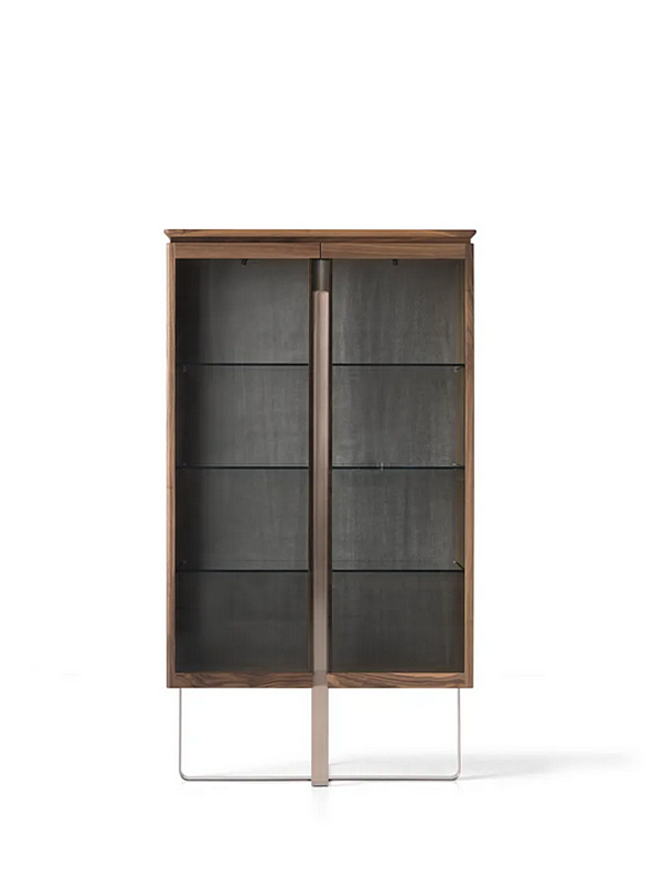 Cabinet da Esposizione in Noce Leonardo con Ante in Vetro di ARTE BROTTO fabbrica Arte Brotto dall'Italia. Foto №2