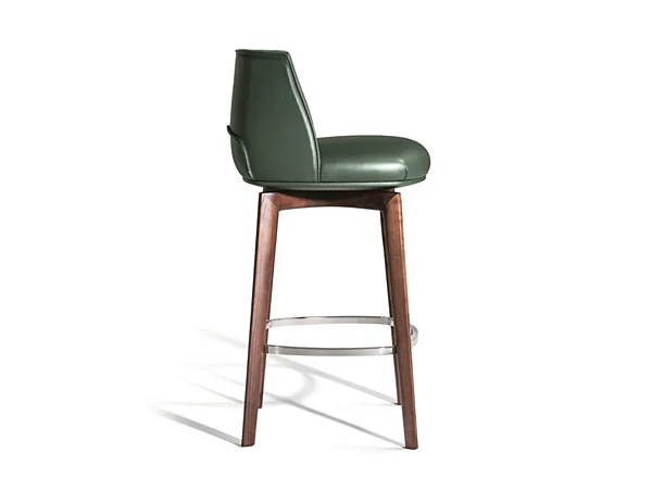 Sgabello in pelle alta con poggiapiedi Archibald POLTRONA FRAU fabbrica POLTRONA FRAU dall'Italia. Foto №3