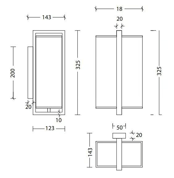 Applique da parete in tessuto per bagno Park Avenue PKLUXBAR fabbrica Park Avenue dall'Italia. Foto №4