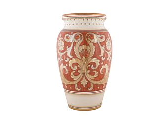 Vaso in ceramica Lustro Impero L_Antica Deruta LI/314/50