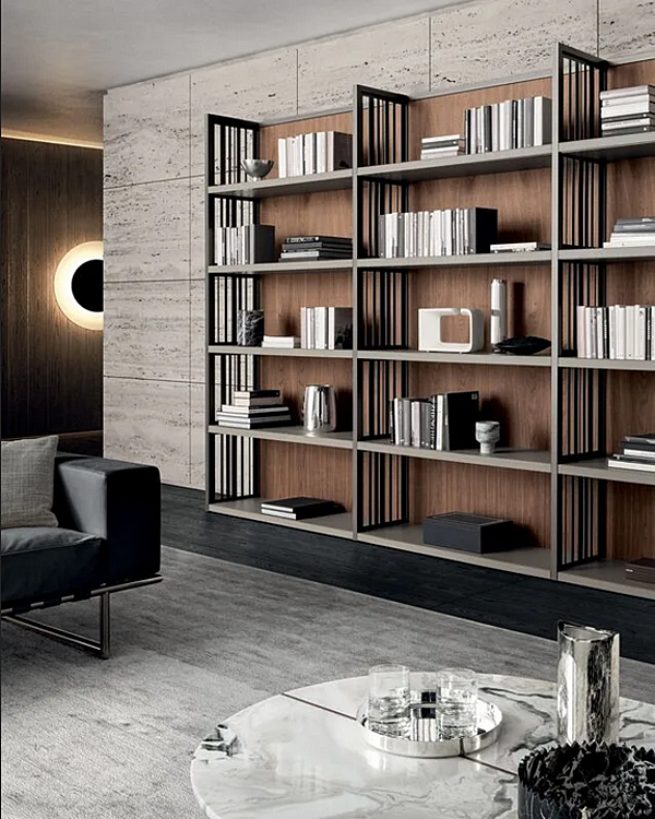 Libreria in legno freestanding con griglia i 4 Mariani fabbrica i 4 Mariani dall'Italia. Foto №4