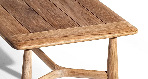 Tavolo da giardino rettangolare in teak POLTRONA FRAU The Secret Garden fabbrica POLTRONA FRAU dall'Italia. Foto №4