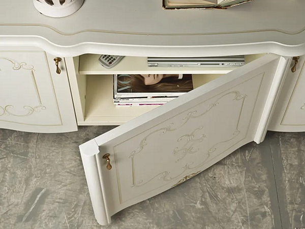 Mobile TV in legno con ante DIAMANTE CASA +39 2608 fabbrica CASA +39 dall'Italia. Foto №3