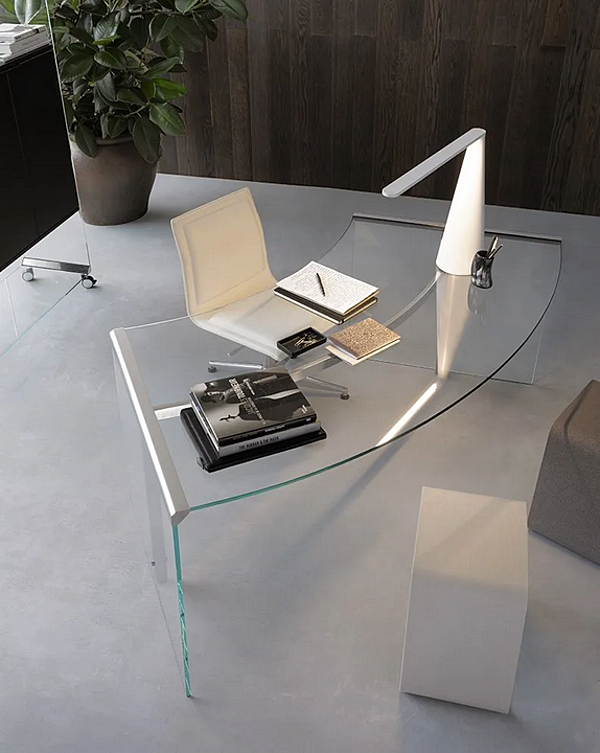 Scrivania in cristallo Gallotti&Radice collezione President Senior Junior fabbrica Gallotti & Radice dall'Italia. Foto №5