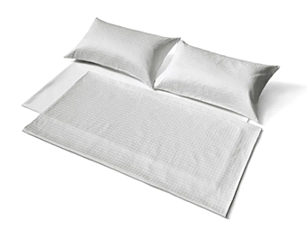 Set di biancheria da letto in satin jacquard colorato CASSINA Frame Rood