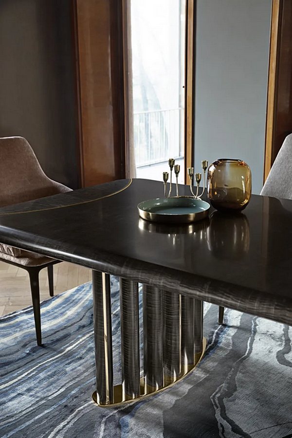 Tavolo da pranzo rettangolare in legno Oliver OPERA CONTEMPORARY 46017/28F fabbrica OPERA CONTEMPORARY dall'Italia. Foto №3