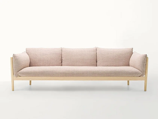 Divano a tre posti in tessuto con copertura removibile Tapio PAOLA LENTI fabbrica PAOLA LENTI dall'Italia. Foto №1