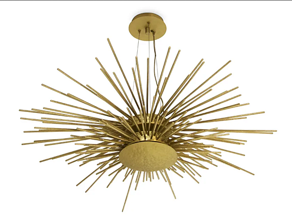 Lampada a sospensione in ottone Soleil BRABBU fabbrica BRABBU dall'Italia. Foto №1