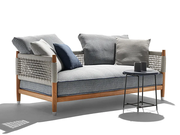 Divano da giardino a 2 posti in tessuto Parker FLEXFORM 295A3 fabbrica FLEXFORM dall'Italia. Foto №1