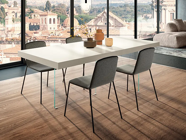 Tavolo rettangolare in legno e vetro AIR LAGO 2170L 2170L fabbrica LAGO dall'Italia. Foto №1