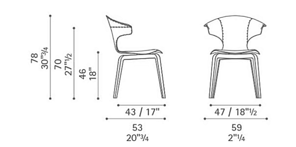 Poltrona in pelle Montera CASA +39 KR191 fabbrica POLTRONA FRAU dall'Italia. Foto №6