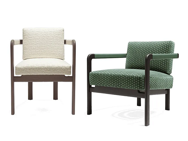 Poltrona in tessuto con braccioli Montgomery GIORGETTI 71010 fabbrica GIORGETTI dall'Italia. Foto №5