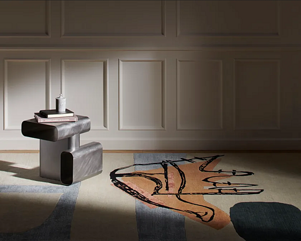 Tappeto in lana fatto a mano CASSINA Tapis La Main Ouverte fabbrica CASSINA dall'Italia. Foto №2