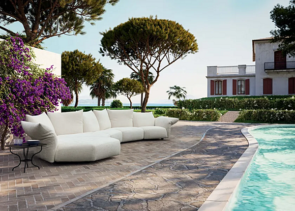 Divano angolare da giardino in tessuto outdoor Edra Standard fabbrica EDRA dall'Italia. Foto №3