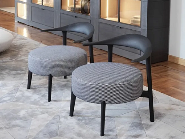 Poltrona imbottita con braccioli in tessuto Ripple GIORGETTI 52760, 52761 fabbrica GIORGETTI dall'Italia. Foto №3