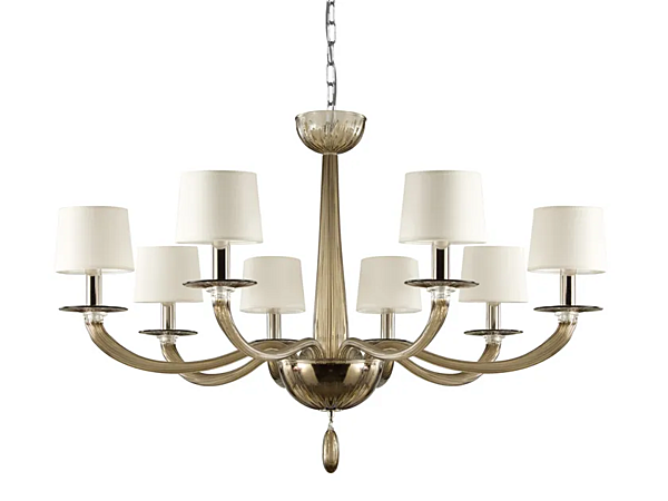 Светильник из муранского стекла SERENADE MULTIFORME LP0370-8-F4V fabbrica MULTIFORME dall'Italia. Foto №1