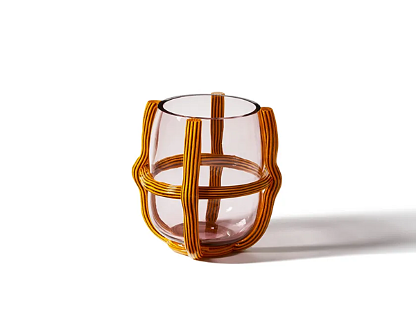 Vaso rotondo in vetro soffiato CASSINA Sestiere fabbrica CASSINA dall'Italia. Foto №8