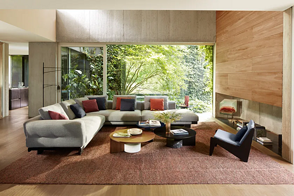 Divano modulare con rivestimento sfoderabile Sengu CASSINA 556 fabbrica CASSINA dall'Italia. Foto №14