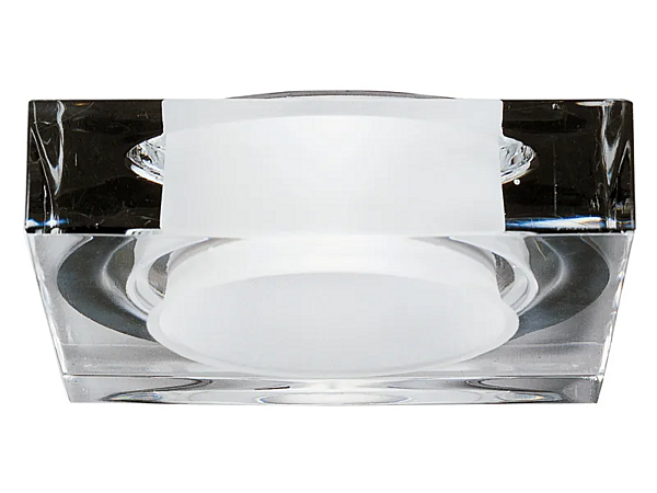 Faretto a incasso in cristallo per soffitto falso Fabbian collezione Lui fabbrica Fabbian dall'Italia. Foto №1