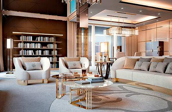 Poltrona con braccioli in tessuto Infinity Bizzotto Italia fabbrica Bizzotto Italia dall'Italia. Foto №3