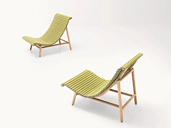 Poltrona da giardino in bamboo Shibusa PAOLA LENTI