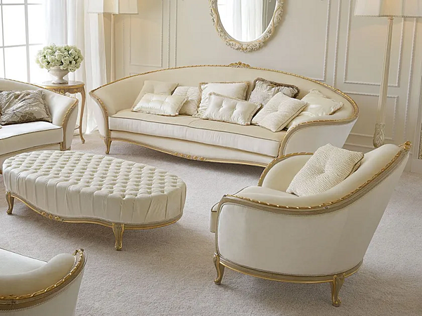 Divano a tre posti in stile classico Savio Firmino 3215 con schienale imbottito 3215DIV fabbrica SAVIO FIRMINO dall'Italia. Foto №3