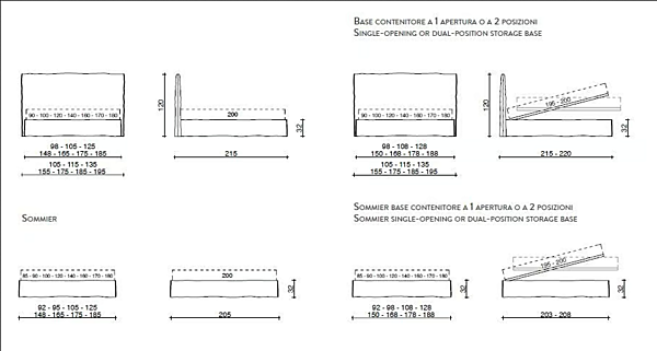 Letto singolo imbottito Duomo Design Dress fabbrica Duomo Design dall'Italia. Foto №4