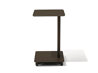 Tavolino laterale quadrato in acciaio Apsara GIORGETTI 88105, 88106, 88107