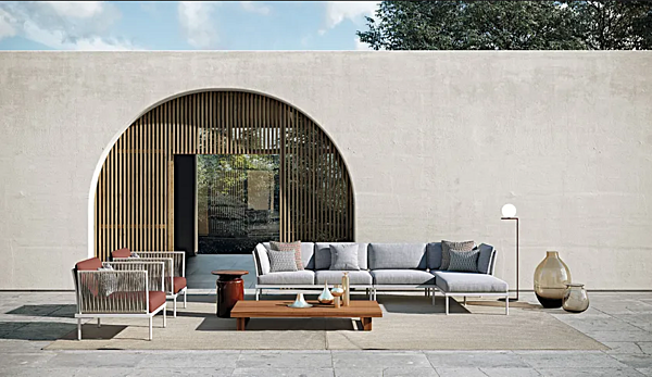 Divano a due posti in tessuto per giardino Flash Atmosphera FSH.MC fabbrica ATMOSPHERA dall'Italia. Foto №2