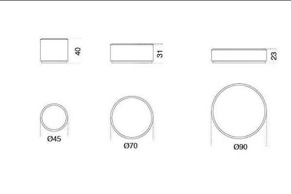 Tavolino da caffè rotondo in legno Gong Gallotti&Radice fabbrica Gallotti & Radice dall'Italia. Foto №12